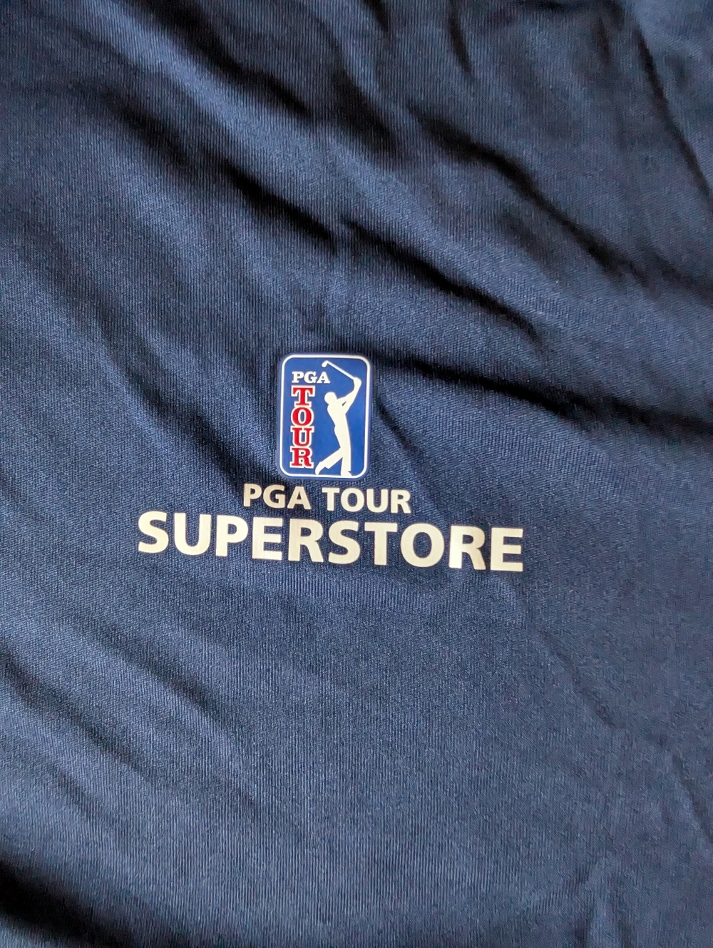 Mens Puma PGA Tour Superstore Golf Lightweight Polo Shirt Navy Blue XL image 4